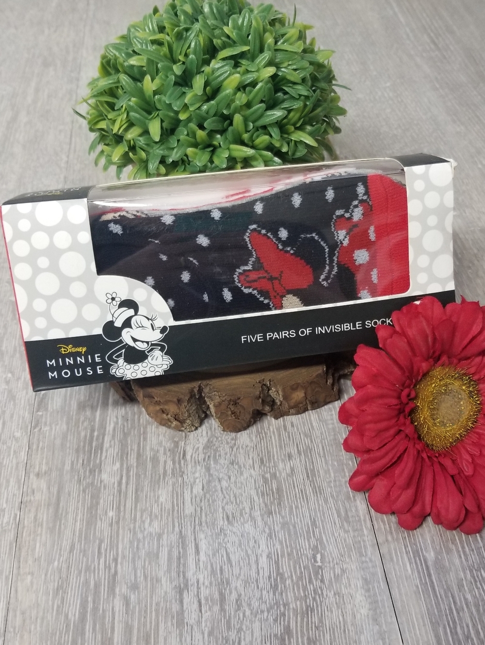 Minnie Mouse No Show Socks 5 Pk.